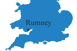 A fire involving 2,000 tonnes of building waste erupted at the Rumney site this morning